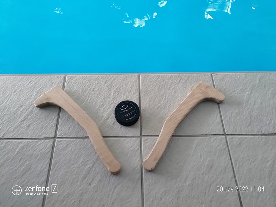 Hokej pod wodą Walenie Siemianowice Śląskie Krążek i kije